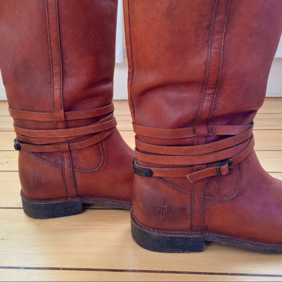 Frye shirley riding plate boot - Picture 5 of 8
